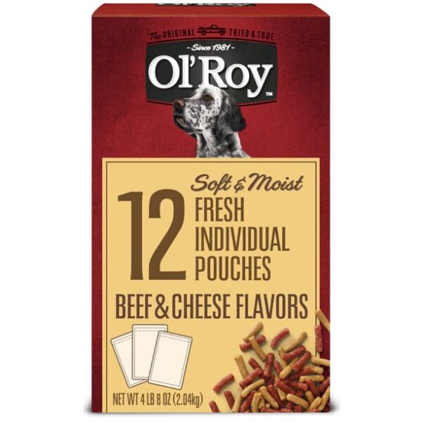 Ol’ Roy Soft & Moist Beef & Cheese Flavors Food For Dogs,