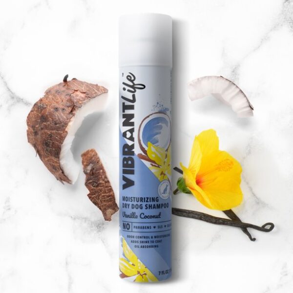 Vibrant Life Deodorizing Dry Dog Shampoo,