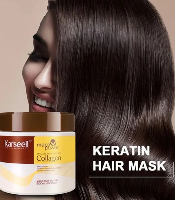 Collagen Magic Hair Mask Hair Damage Repairs Softens Frizz Anti-loss Smooth And Shiny Hair Deep Moisturizing Scalp Hair Care