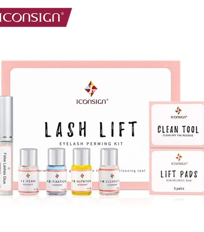 ICONSIGN Lash Lift Kit Keratin Eyelash Perm Set Lifting Eyelash Lasting Curled 6 to 8 Weeks Eyelash Makeup Salon Beauty
