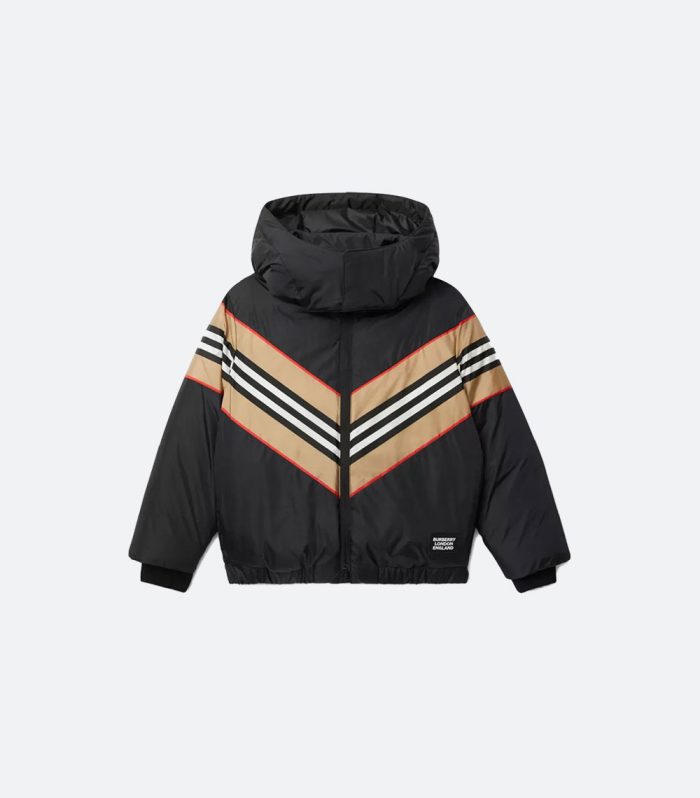 Stripe Panel Down-filled